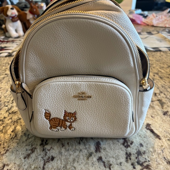 Coach Mini Court Backpack w/Dancing Kitten main image 5